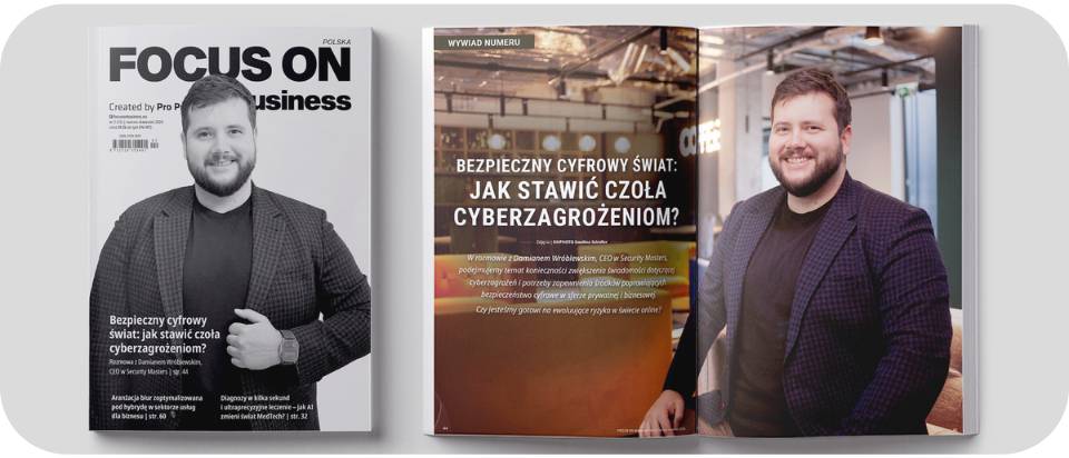 Damian on the cover of Focus On magazine