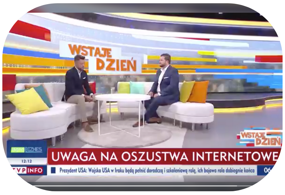 Interview on TV show Wstaje Dzień
