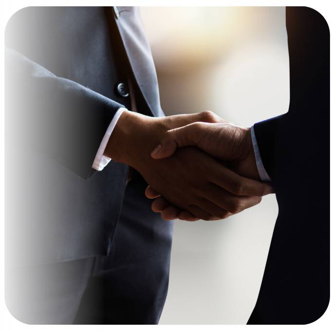 Partners’ handshake