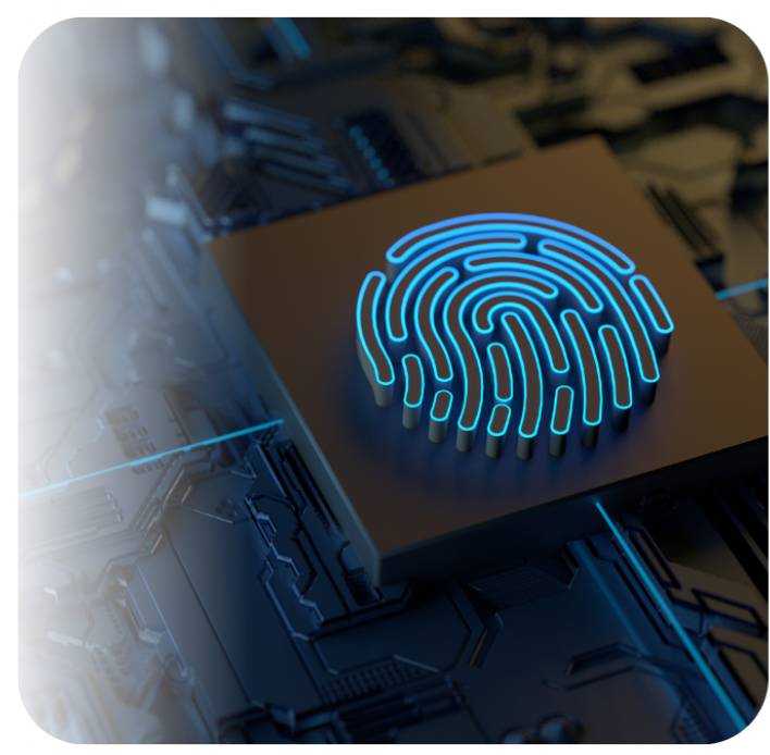 Technician working on a laptop