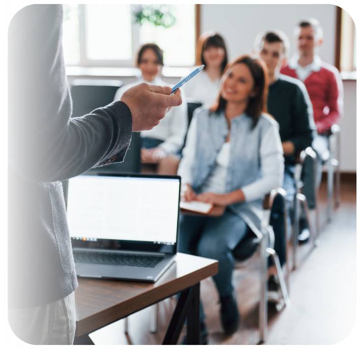 Training room during a session